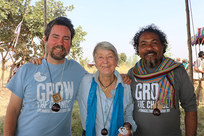 Lachie and Ego with Rosemary Morrow